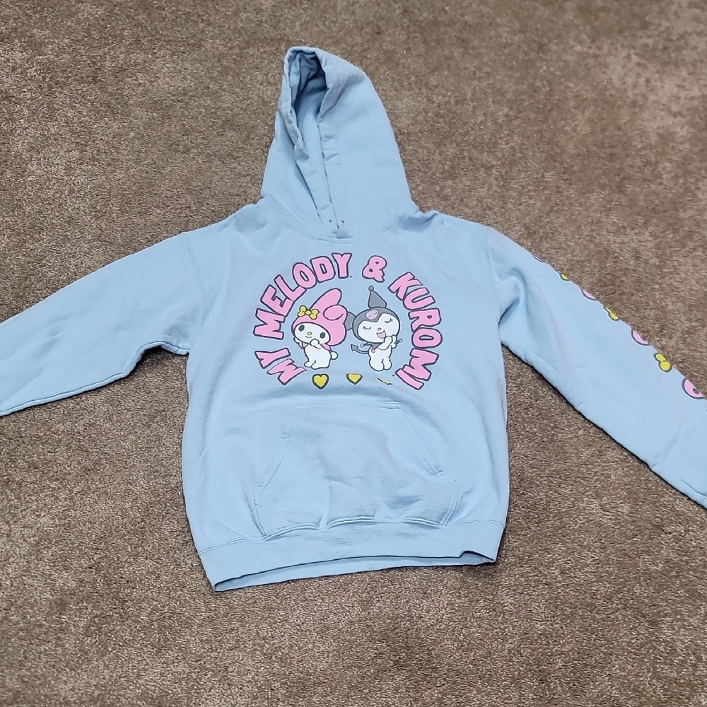 My Melody & Kuromi Kids Blue Hoodie